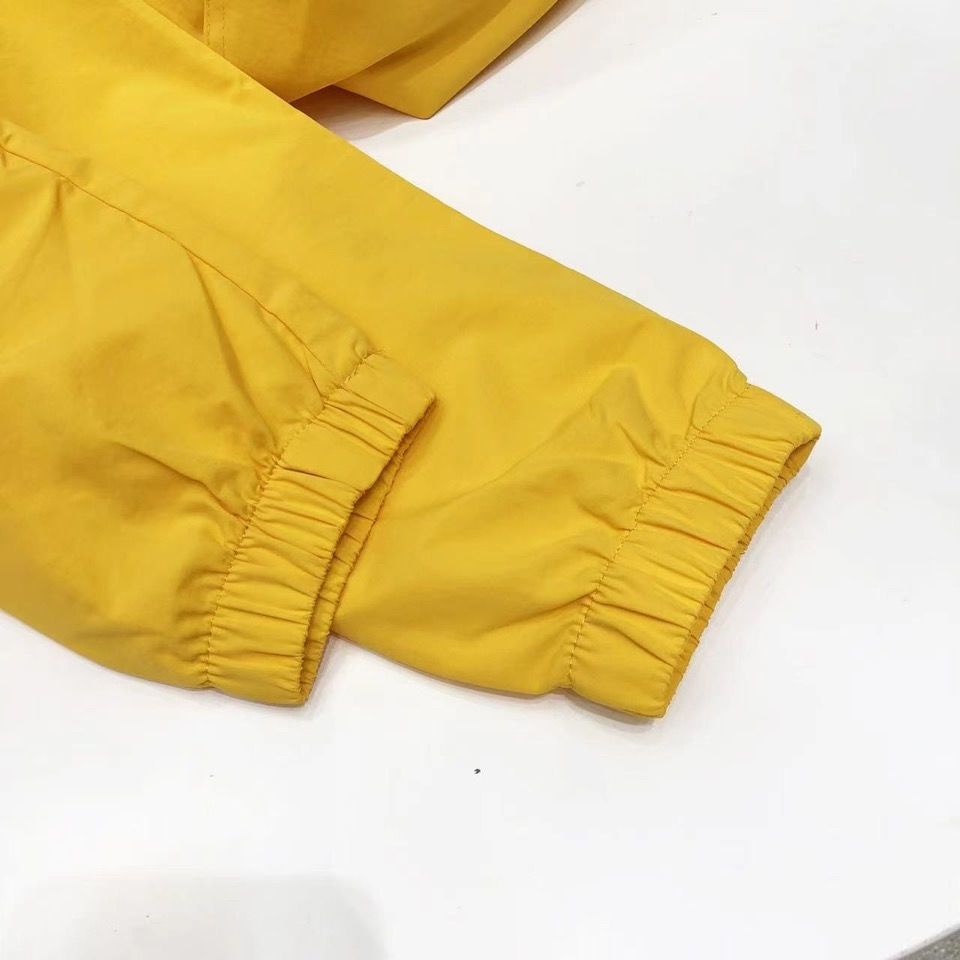 The North Face Áo Khoác Gió Có Mũ Trùm Phối Khóa Kéo Chống Thấm Nước Cá Tính