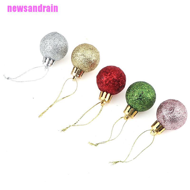 Set 24 món đồ trang trí cây thông Noel mừng giáng sinh xinh xắn