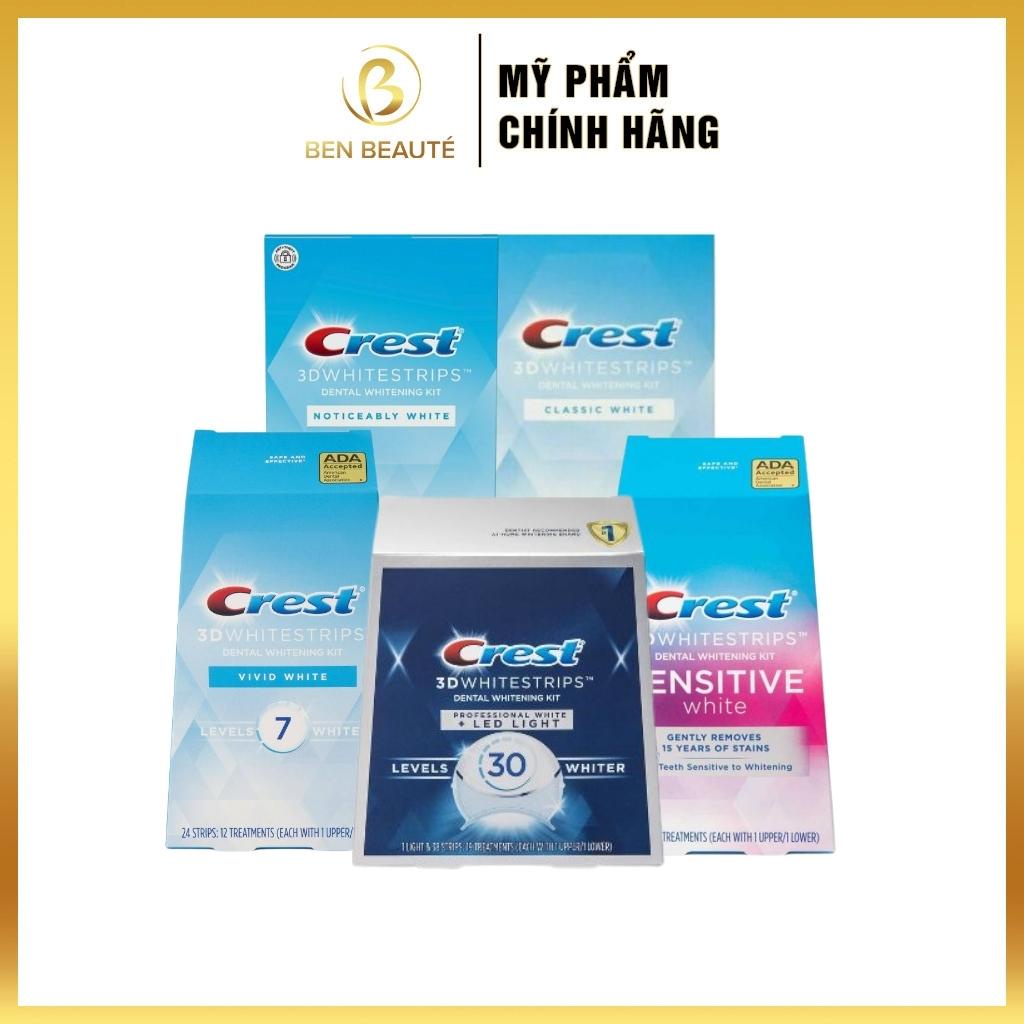 Miếng Dán Trắng Răng Crest 3D Whitestrips [Hàng Mỹ]