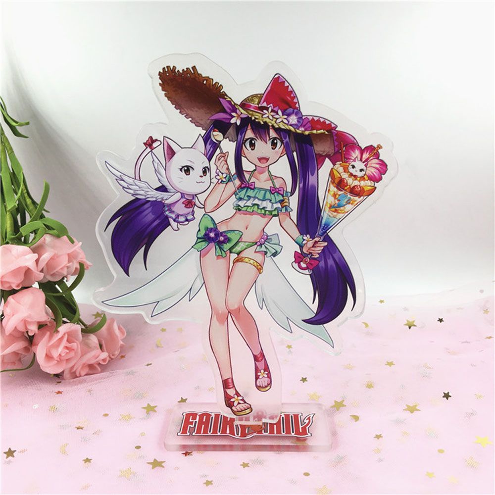 Mô Hình Nhân Vật Hoạt Hình Anime Fairy Tail Bằng Acrylic Đứng Dùng Trang Trí Bàn Làm Việc
