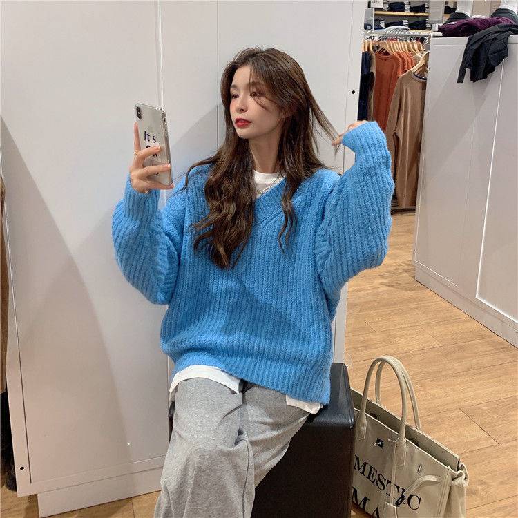 Áo Sweater Dáng Rộng Thiết Kế Mới Thời Trang Dành Cho Mùa Thu