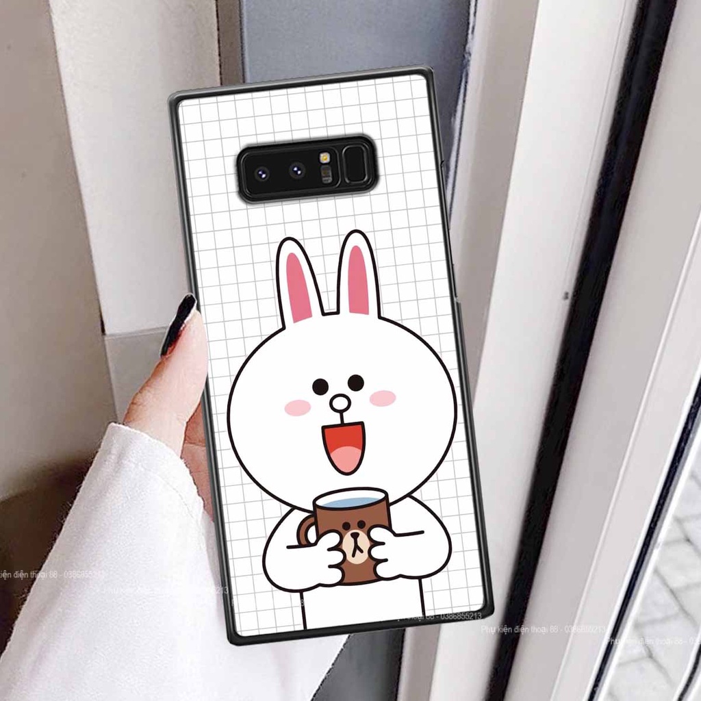 Ốp Samsung Note 8 hình thỏ, gấu đáng yêu dễ thương, ốp lưng điện thoại samsung galaxy viền dẻo giá rẻ