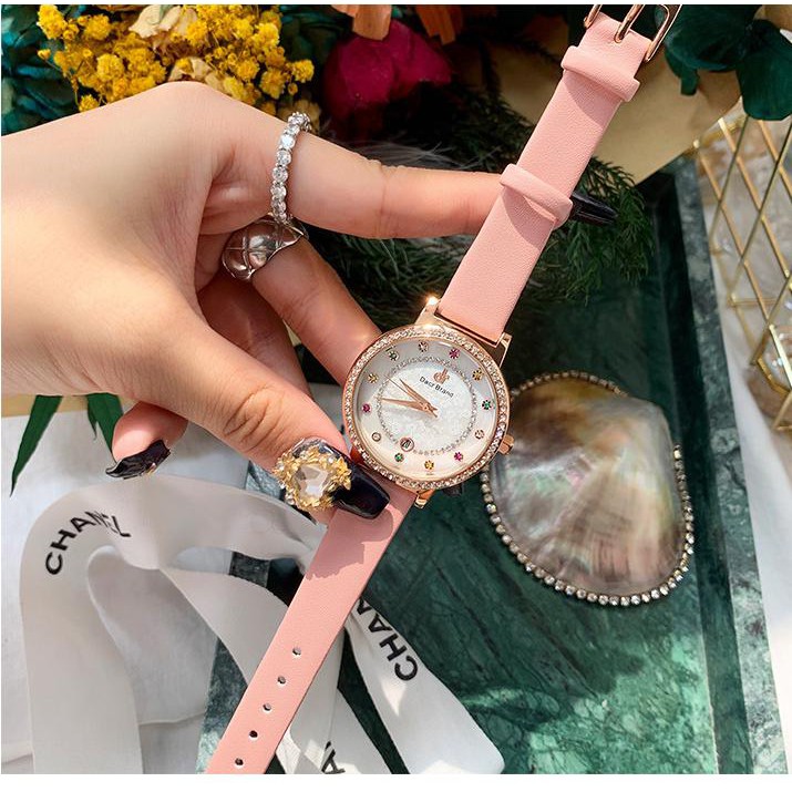 [Mã FAMAYFA2 giảm 10K đơn 50K] Đồng hồ nữ DACR Mashali hàng chính hãng dây da sang trọng | BigBuy360 - bigbuy360.vn