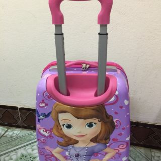 Vali kéo cho bé [ Mẫu sofia tím]  hàng sẵn