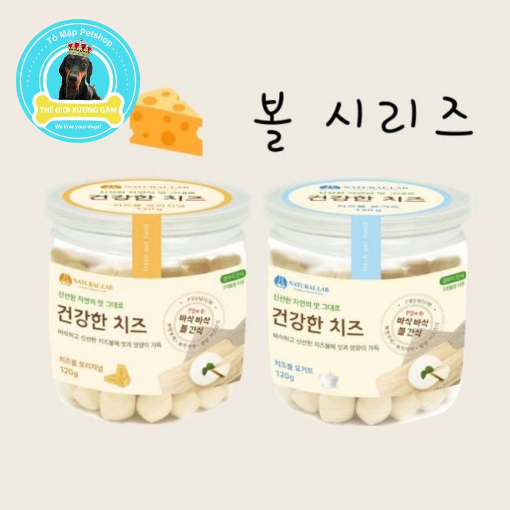 [HSD2022] PHÔ MAI VIÊN YOGURT NATURAL LAB 120GR CHO CHÓ