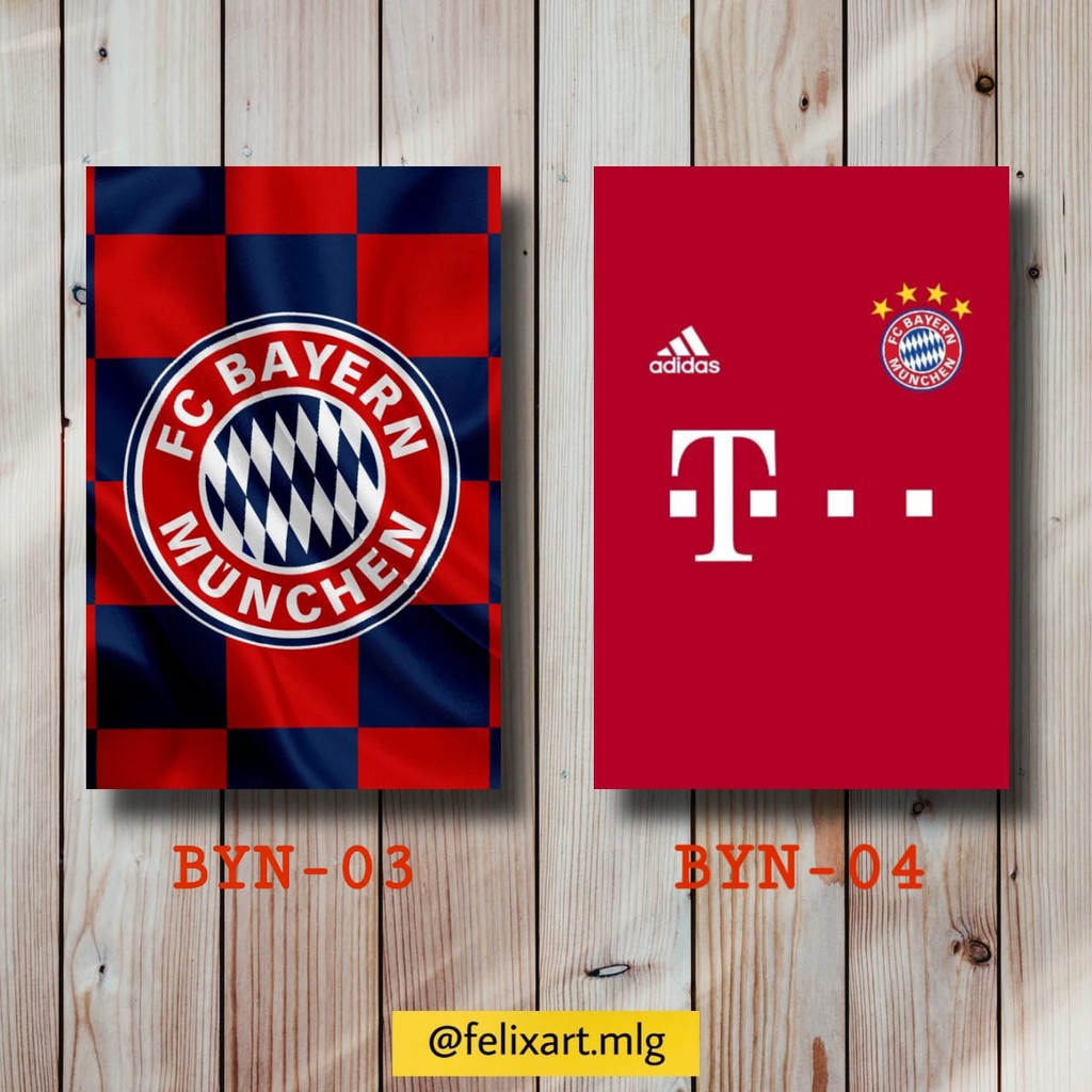 Poster Gỗ Treo Tường Hình Cầu Thủ Bóng Đá Bayern Munchen
