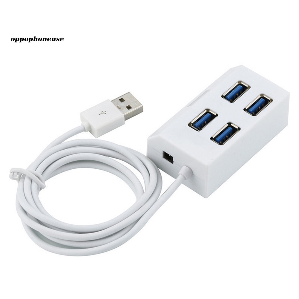 Bộ Chia 4 Cổng Usb 2.0 Có Đèn Led Cho Điện Thoại / Máy Tính Bảng