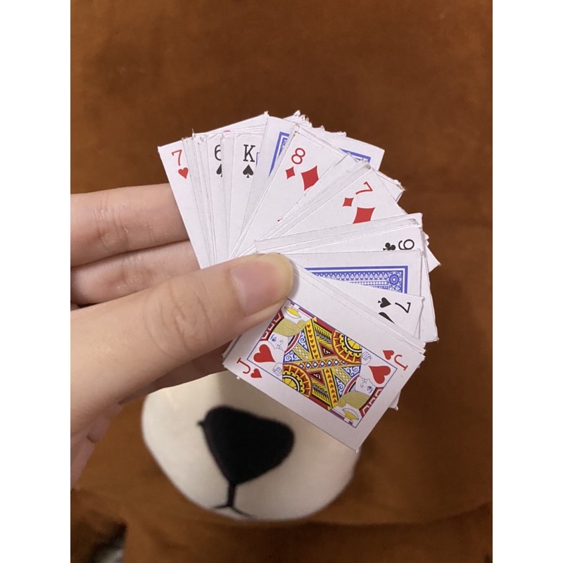 Bộ bài mini 52 lá như thật
