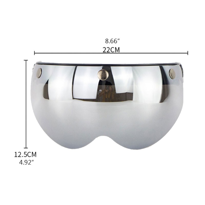 Kính Mát 3 / 4 Cho Nón Bảo Hiểm Torc T50 Phong Cách Cổ Điển