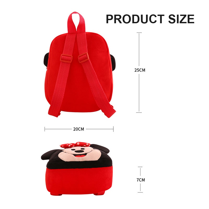 Balo đi học YADOU hình thú nhồi bông hoạt hình đáng yêu dành cho bé