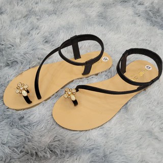 Dép sandal xỏ ngón đính đá