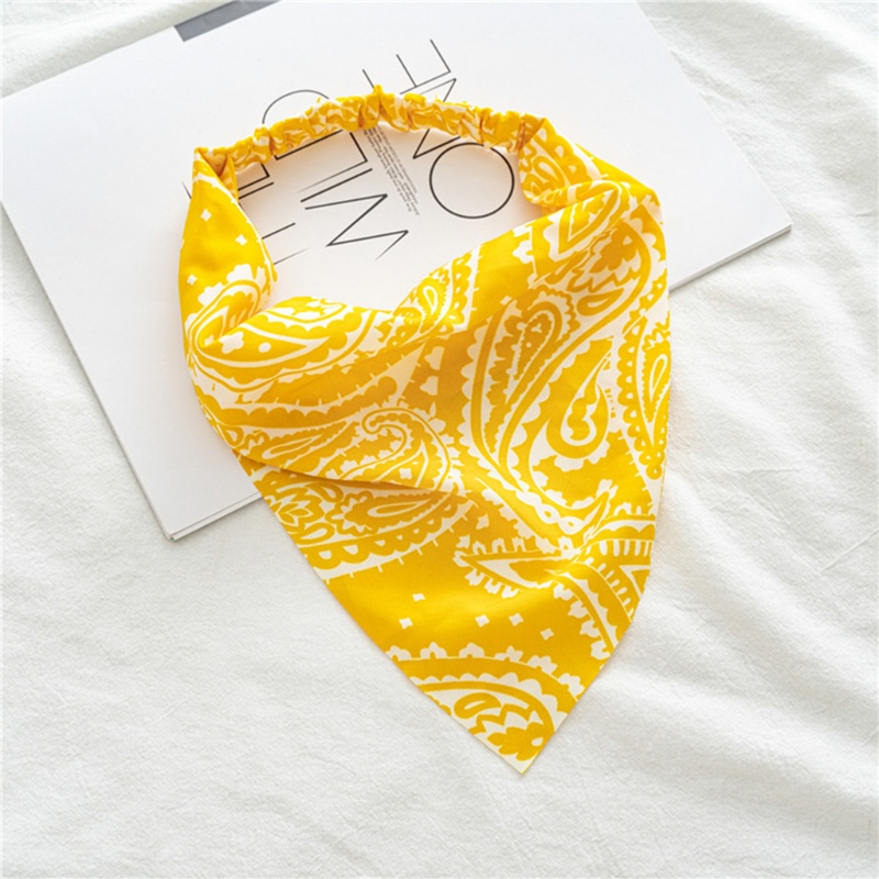 Băng Đô Co Giãn In Họa Tiết Hoa Phong Cách Boho Cổ Điển Dành Cho Đầu Bếp