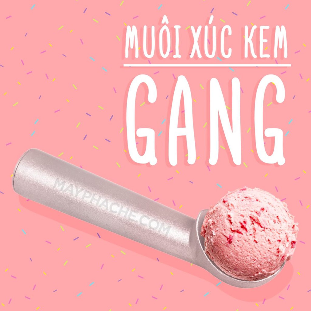 Muỗng Múc Kem Sữa Chua - Thìa Đúc Kem Gang Đúc - Máy Móc Thiết Bị Pha Chế