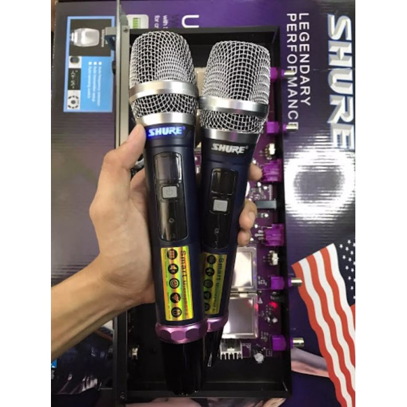 Micro Shure UGX 23 Plus Phiên Bản 2021 Cao Cấp,Karaoke Chuyên Nghiệp,Hát Gia Đình, Lọc Tiếng Cực Hay, Chống Hú Rè