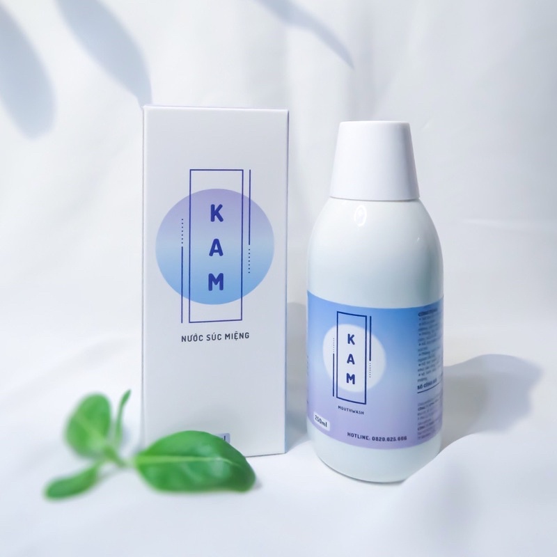 KAM Nước Súc miệng Kam ngăn ngừa vi khuẩn và mảng bám, bảo vệ răng miệng, cho hơi thở thơm tho