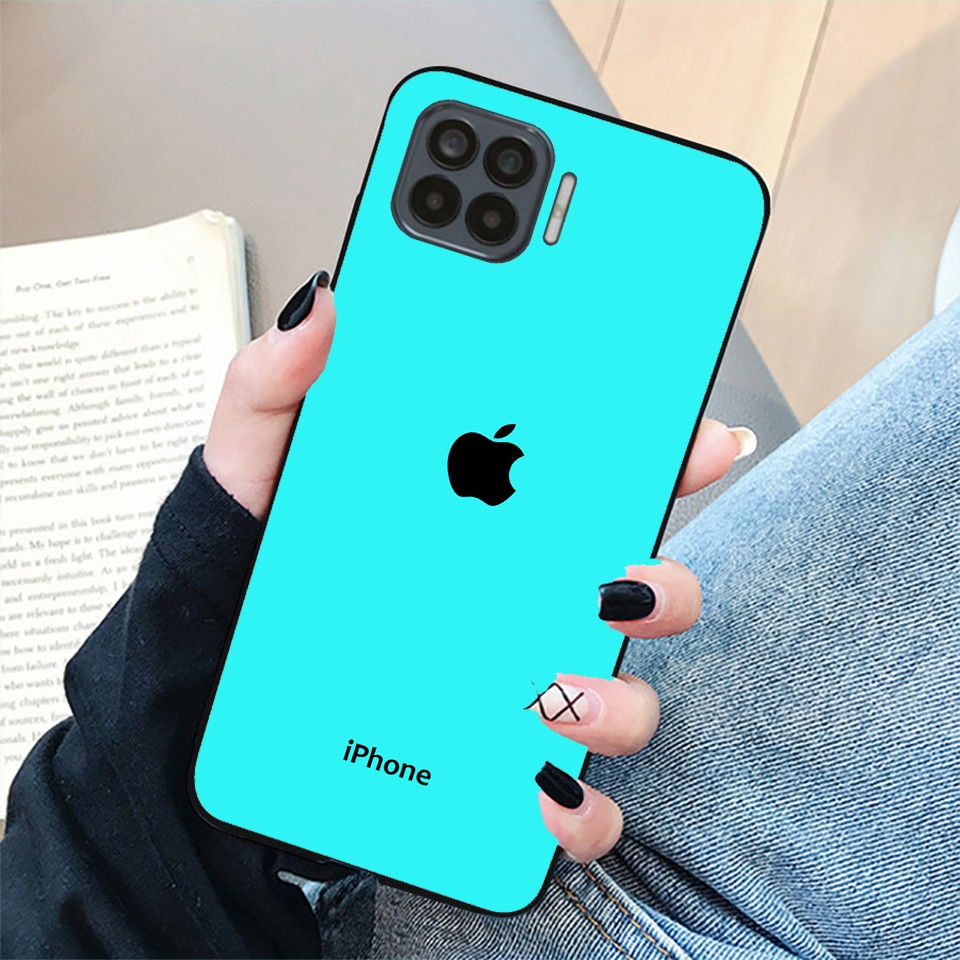 Ốp lưng cường lực OPPO F5 / F7 / F9 / A7 / A3S giả iphone thêm chữ kiểu đẹp | BigBuy360 - bigbuy360.vn