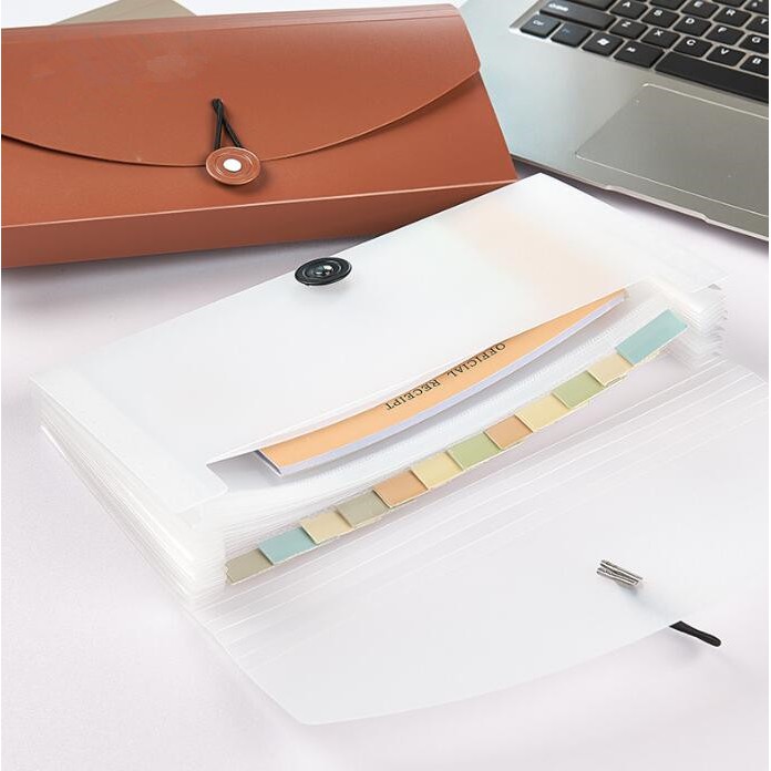 Tệp đựng tài liệu bằng nhựa PP chống thấm nước thiết kế nhỏ gọn tiện dụng | BigBuy360 - bigbuy360.vn