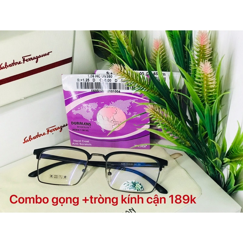 COMBO GỌNG + TRÒNG KÍNH CẬN SIÊU MỎNG GIÁ SINH VIÊN HỌC SINH