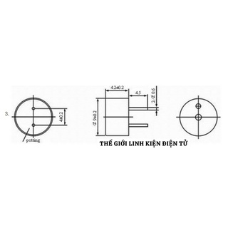 Còi buzz thụ động 5V