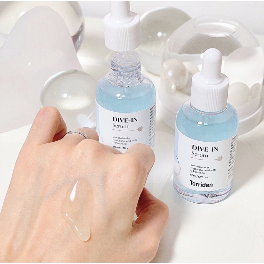 [HÀNG MỚI] Torriden Serum B5 cấp nước Hyaluronic Acid dưỡng ẩm, phục hồi bảo vệ da - TORRIDEN Dive-in Serum 50ml