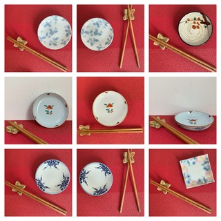 Dĩa gốm tròn Nhật nhỏ 10 - 14cm
