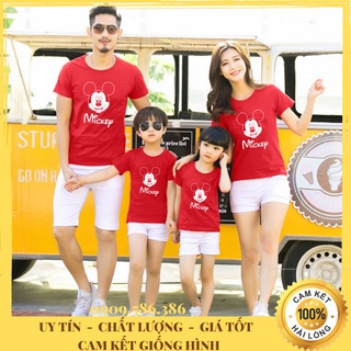 Áo Gia Đình ❤️ FREE SHIP ❤️ Áo Thun Mickey Đủ Size Cực Hot 🌟🌟🌟🌟🌟