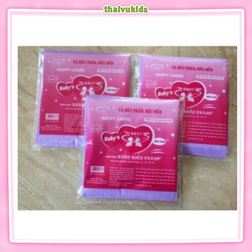 Tã lót phân su cho bé sơ sinh Hiền Trang gói 8-9 miếng TLGIAY03 Thaivu kids