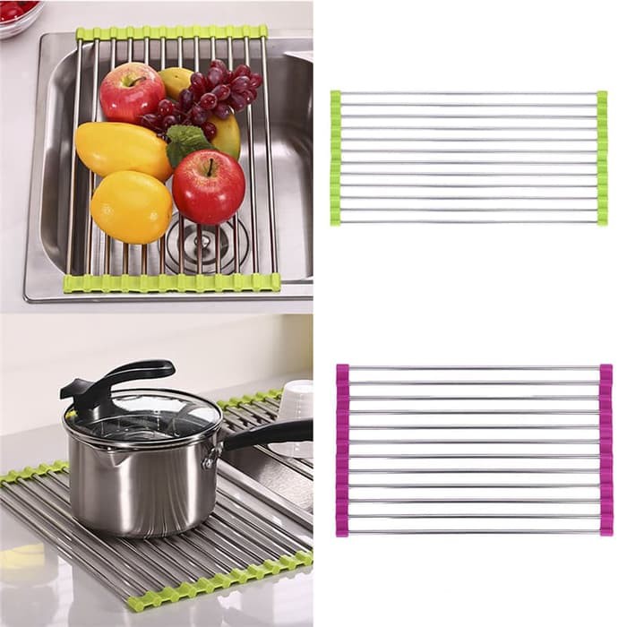 Giá Đỡ Ráo Nước Gắn Bồn Rửa Chén Có Thể Gấp Gọn Tiện Dụng | BigBuy360 - bigbuy360.vn