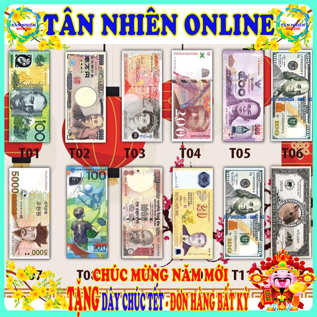 Bao lì xì 2021 hình tiền 10 nước hiện đại giúp việc lì xì Tết 2021 càng thêm thú vị và là bao lì xì 2021 cute nhất