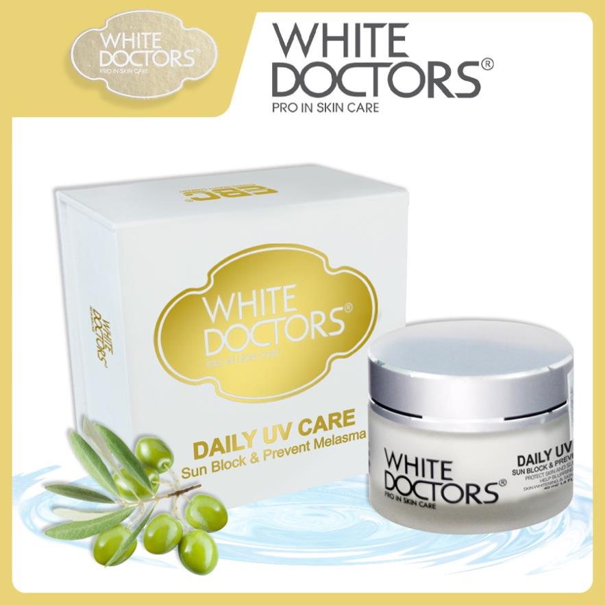Kem Chống Nắng Ngừa Nám White Doctors Daily UV Care SPF 45++ Giúp Chống Nắng Ngăn Ngừa Nám Da Bảo Vệ Da Vượt Trội