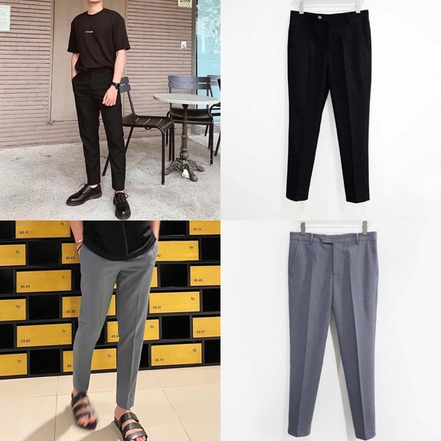 [Hàng cao cấp] Quần Tây Baggy/Quần tây âu nam/ Baggy Pants dáng Hàn Quốc ống côn siêu đẹp form chuẩn 4 màu cực sang