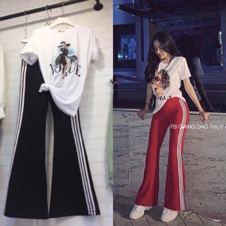 SET áo thun kèm quần loe