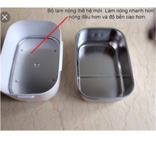 Hộp cơm HÂM NÓNG ruột inox(inox 304)