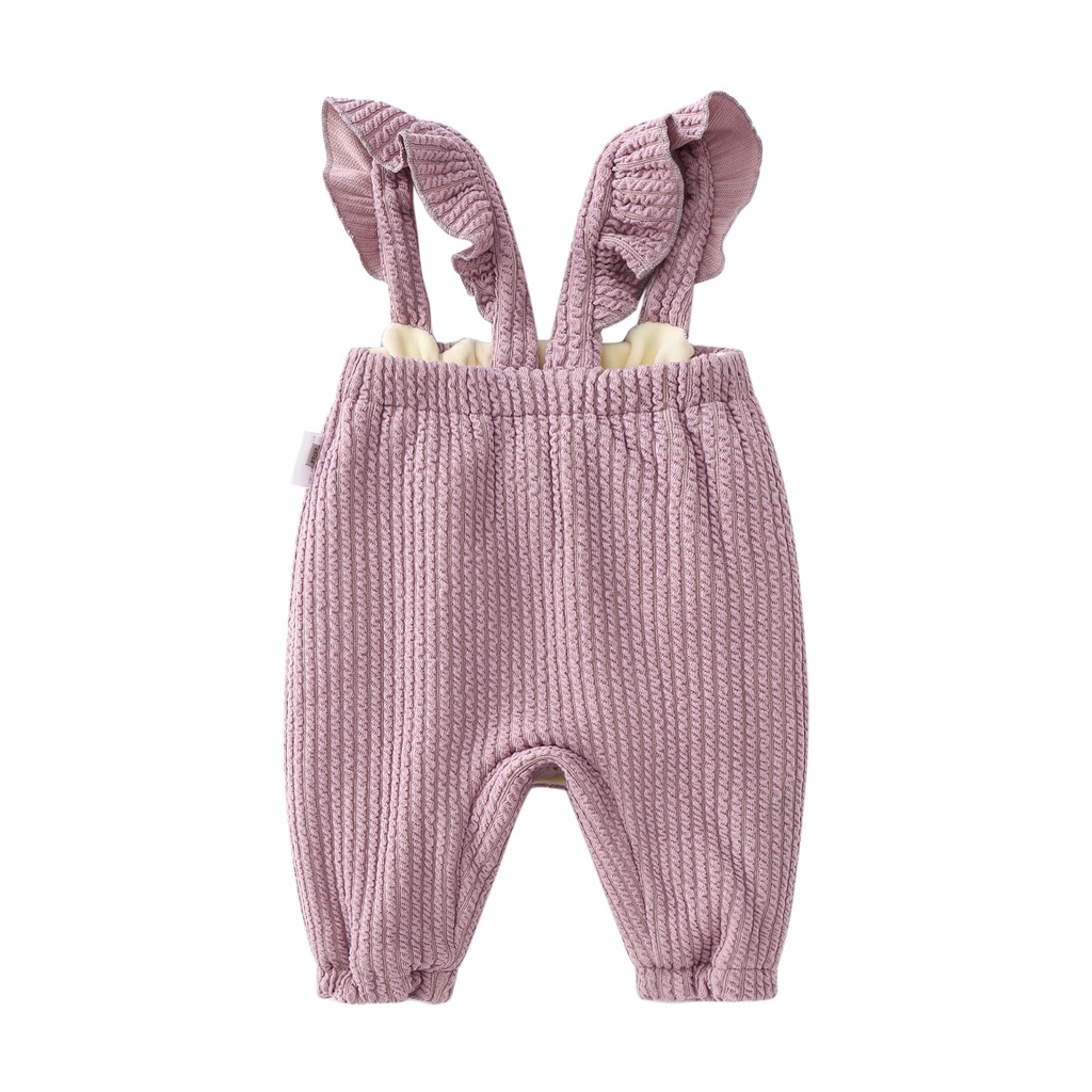 Bộ áo liền quần hai dây dễ thương cho bé gái