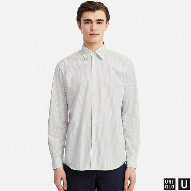 Áo sơ mi nam Extra Fine Cotton Uniqlo chính hãng