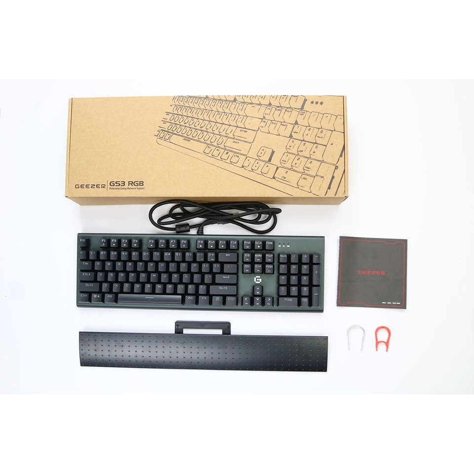 Bàn Phím Cơ Geezer GS3 RGB chính hãngbởi Ninza