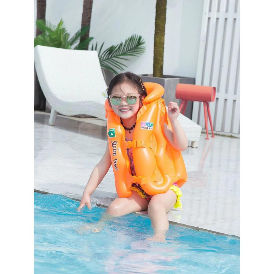 Áo phao 💓GIÁ SỈ 💓 Áo phao cho bé tập bơi không dây độc hại, an toàn với trẻ nhỏ 4088
