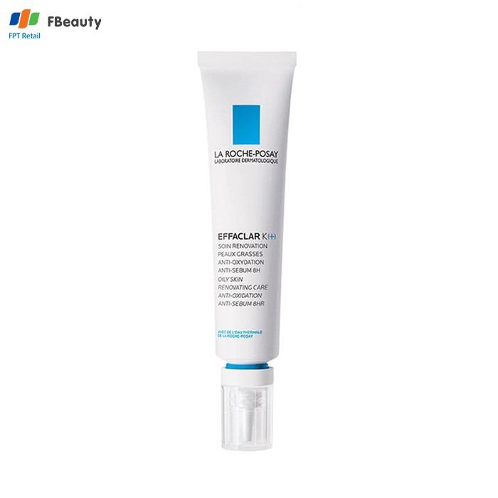 Kem hỗ trợ giảm mụn Đầu Đen Thu Nhỏ Chân Lông La Roche-Posay Effaclar K+ 40ml