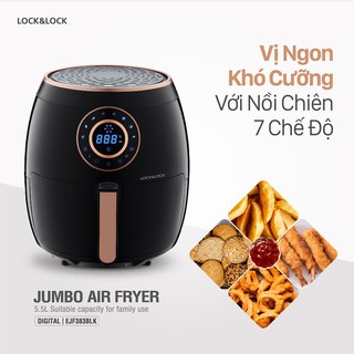 (CHÍNH HÃNG) NỒI CHIÊN KHÔNG DẦU LOCK&LOCK EJF383 5.5l