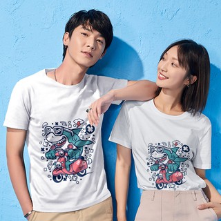 Áo thun in hình Cá Mập Lái Vespa B23