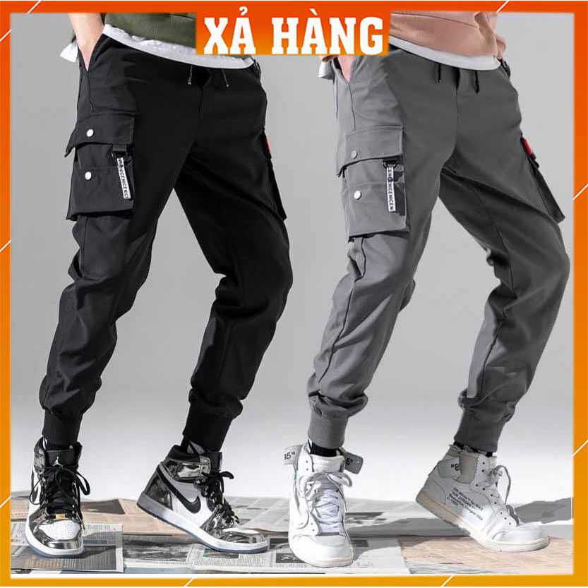 Quần jogger nam 💥FREESHIP💥 Quần thể thao nam mã TT85 chất vải kaki túi hộp mềm mại kiểu bó ống Hàn Quốc đẹp ống dài 20