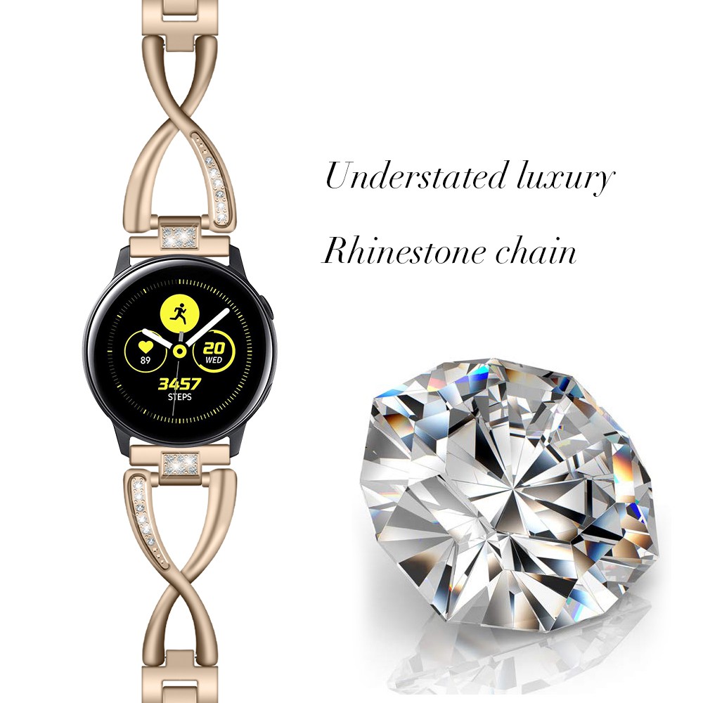 Dây Đeo Inox 20Mm 22mm Cho Đồng Hồ Thông Minh Samsung Watch4 3 Active 2 / Garmin Venu 2 Plus Forerunner 55 158 Approach S40