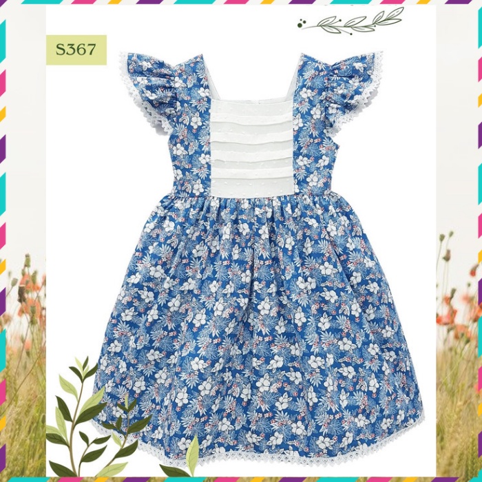 [Cao Cấp Cực Đẹp] Đầm Váy Bé Gái Size Đại 10-38kg Chất Cotton Mềm Mịn Rất Mát