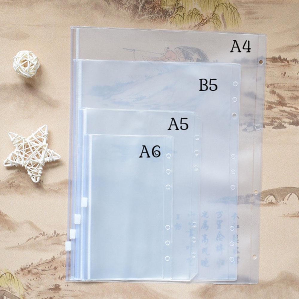 Bìa Đựng Hồ Sơ A4 / A5 / A6 / A7 Bằng Nhựa Trong Suốt Tiện Dụng