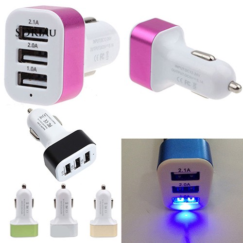 Củ sạc nhanh 3 cổng usb cho ĐT táo Samsung