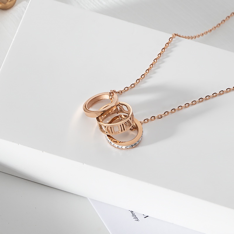 Dây chuyền vòng cổ nữ titan lòng nhẫn X5-205-2 - CAM KẾT KHÔNG GỈ, KHÔNG BAY MÀU - BẢO HÀNH 12 THÁNG