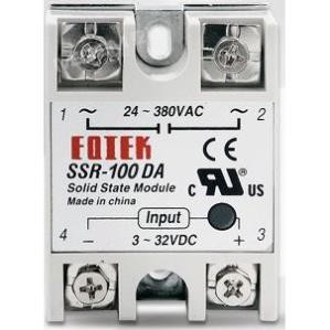 Rơ le bán dẫnSolid State Module SSR - 100VA 100AA 100DARelay bán dẫn  Fotek .