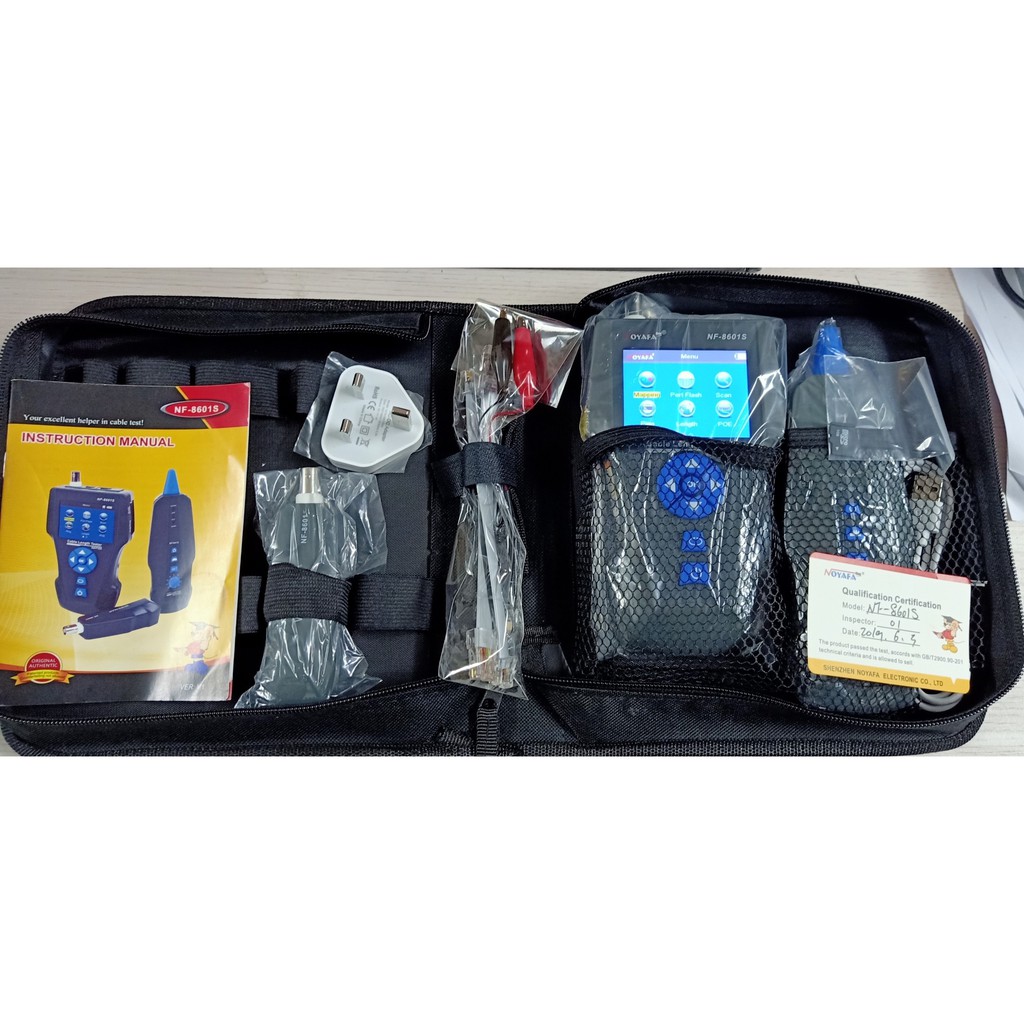 Bộ test dây mạng đa năng NF-8601S chính hãng Noyafa. Bảo hành 12 tháng