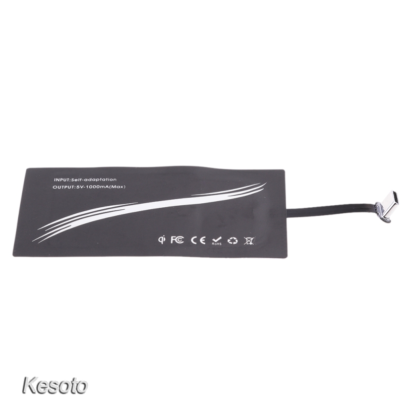 [KESOTO] USB Type C Qi Wireless Charging Receiver Patch Module for Android CellPhones