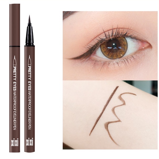 [HOẢ TỐC]Kẻ mắt nước Xixi chống nước, lâu trôi, đường kẻ mảnh - Xixi eyeliner waterproof